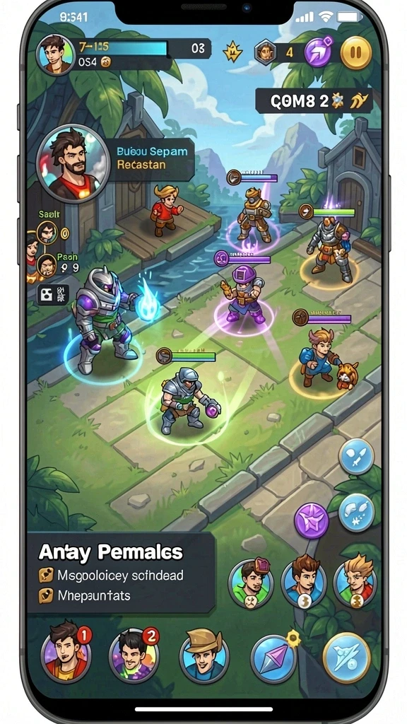 Tampilan antarmuka watitoto di Android