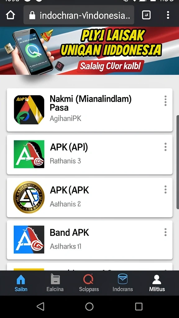 Contoh katalog aplikasi di watitoto